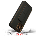 Kickstand dėklas iPhone 12 Pro – žalias, su stovu -- iPhone 12 Pro