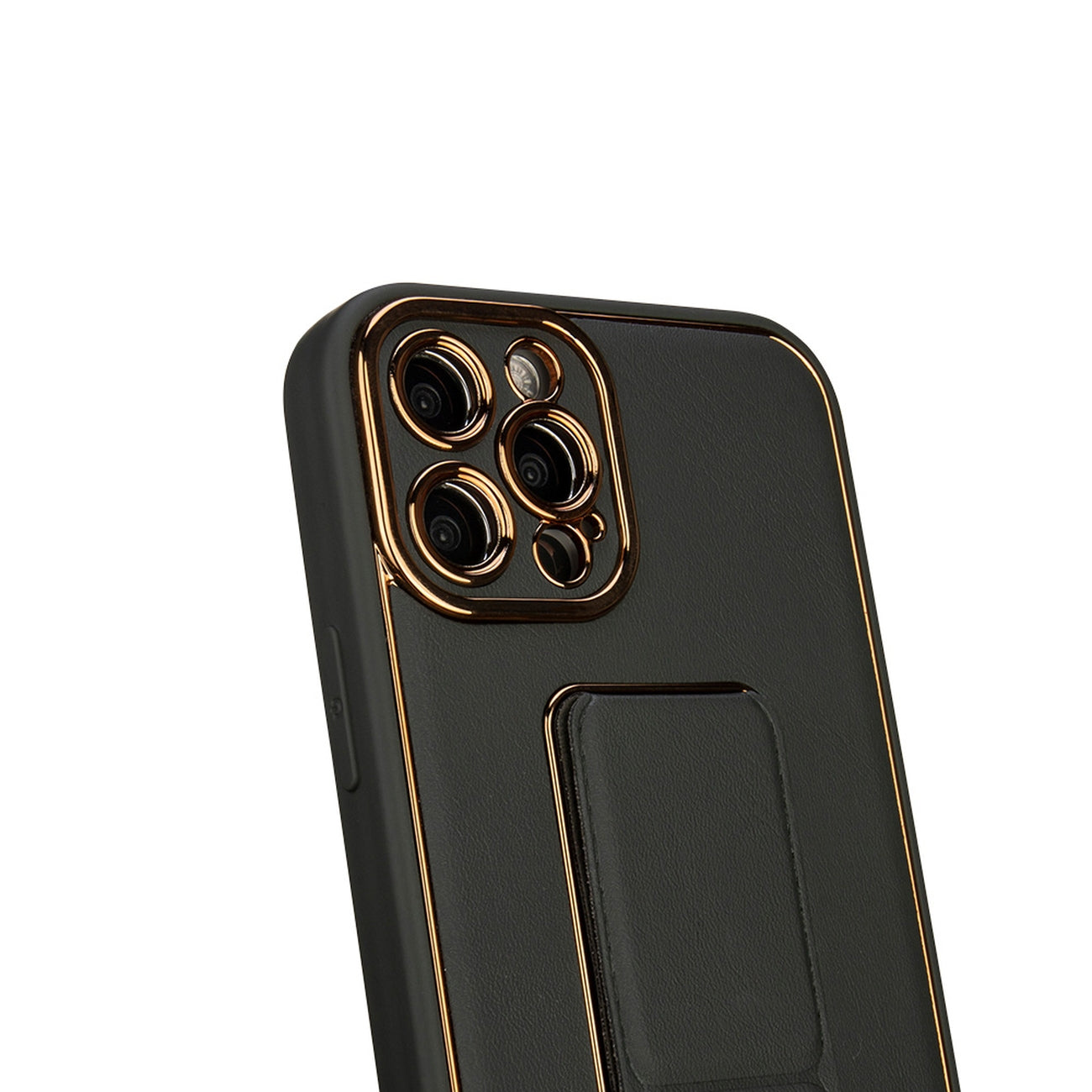 Dėklas iPhone 12 Pro su stovu – violetinis -- iPhone 12 Pro