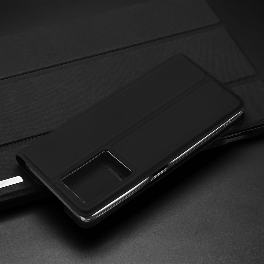 Dux Ducis Skin Pro atverčiamas dėklas Realme Narzo 50A – juodas -- Realme Narzo 50A
