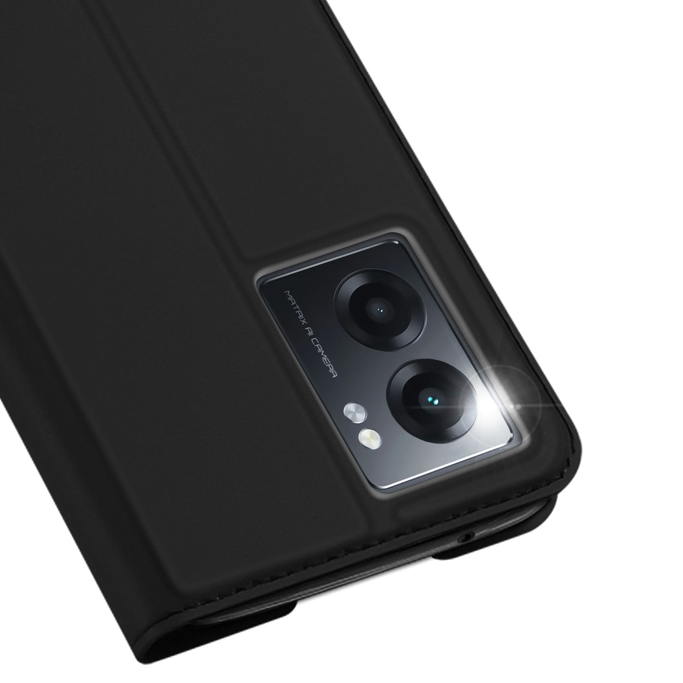 Dux Ducis Skin Pro atverčiamas dėklas Realme Narzo 50A – juodas -- Realme Narzo 50A