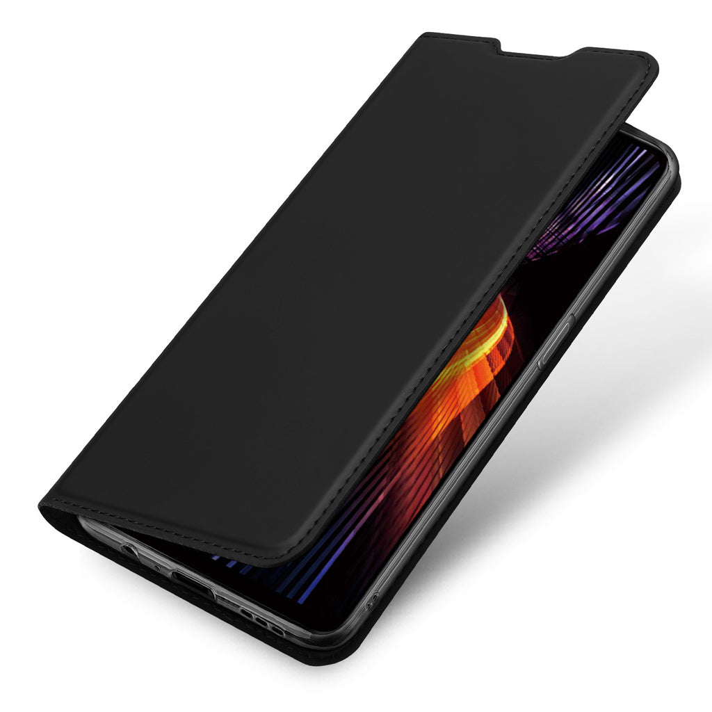 Dux Ducis Skin Pro atverčiamas dėklas Realme Narzo 50A – juodas -- Realme Narzo 50A
