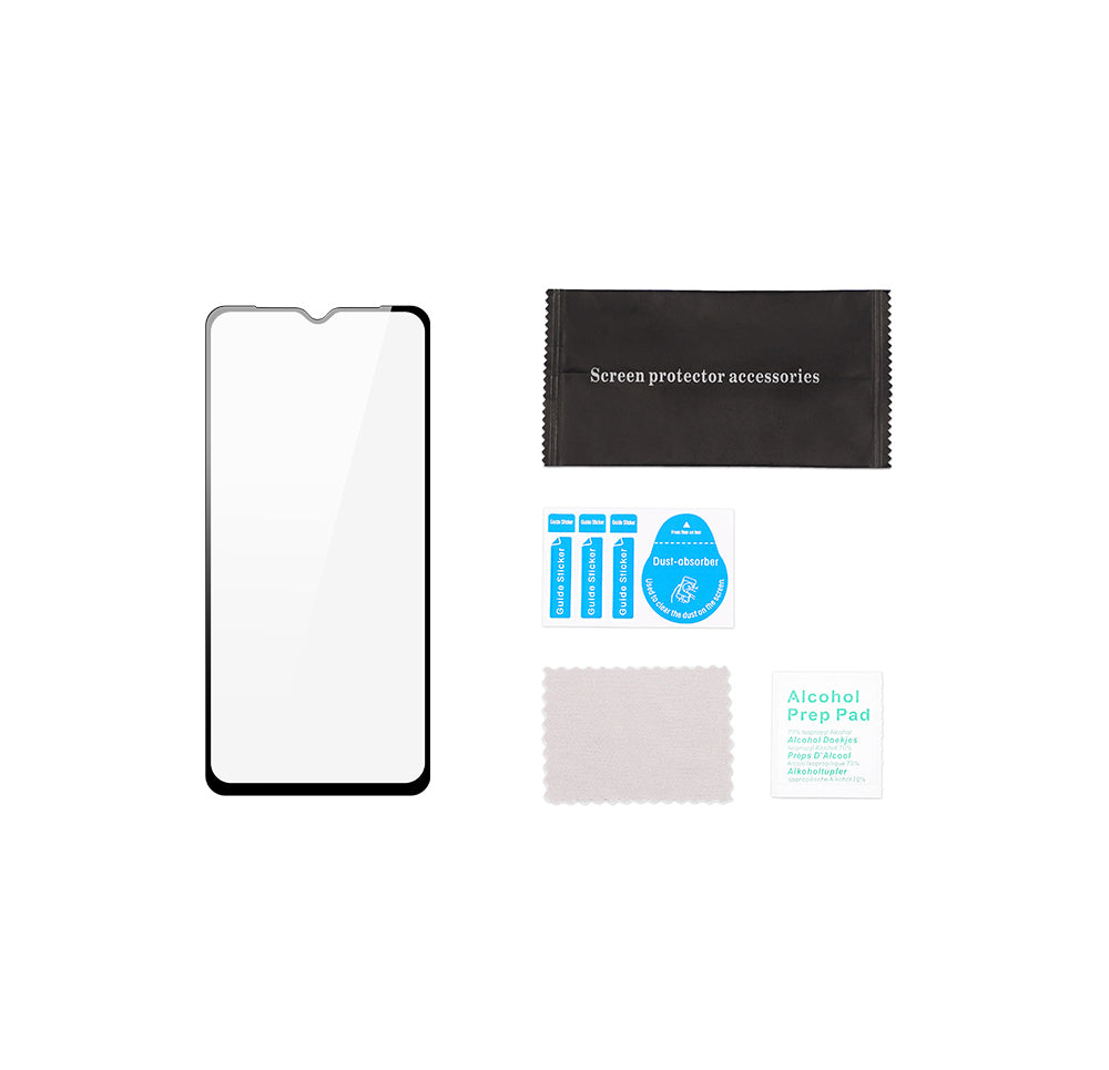 Dux Ducis 9D grūdintas stiklas Realme C35 – juodas -- Realme C35
