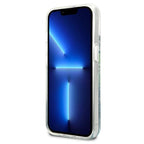 Guess dėklas iPhone 13 – žalias su blizgučiais -- iPhone 13