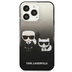 Karl Lagerfeld gradientinis dėklas iPhone 13/13 Pro – juodas
