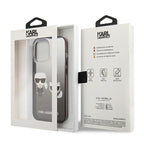 Karl Lagerfeld gradientinis dėklas iPhone 13/13 Pro – juodas