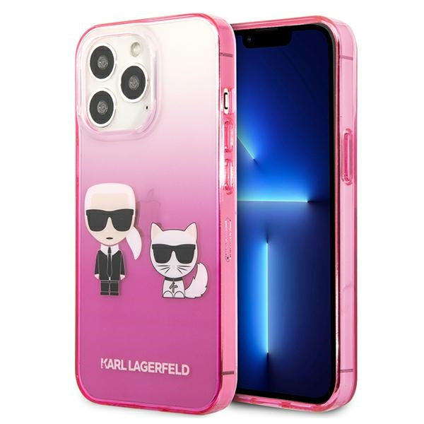 Karl Lagerfeld dėklas iPhone 13/13 Pro – rožinis