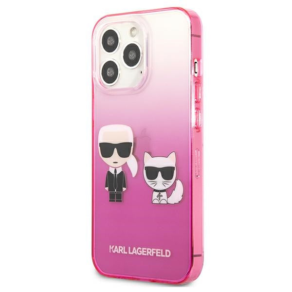 Karl Lagerfeld dėklas iPhone 13/13 Pro – rožinis