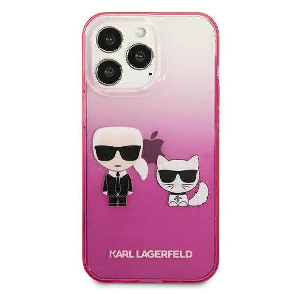 Karl Lagerfeld dėklas iPhone 13/13 Pro – rožinis