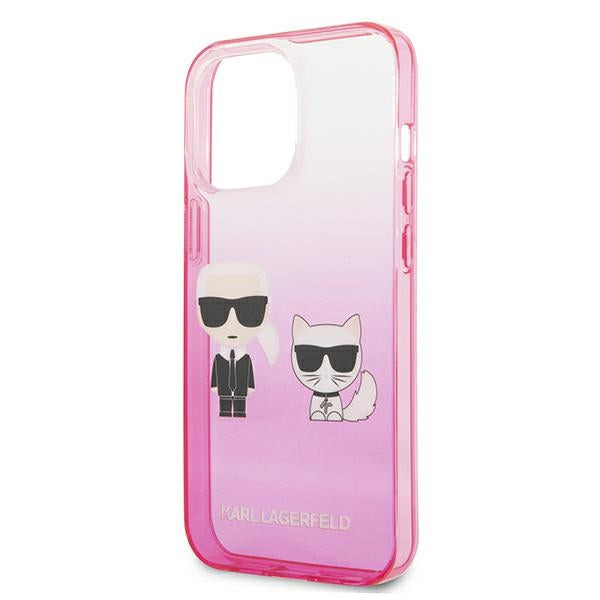 Karl Lagerfeld dėklas iPhone 13/13 Pro – rožinis