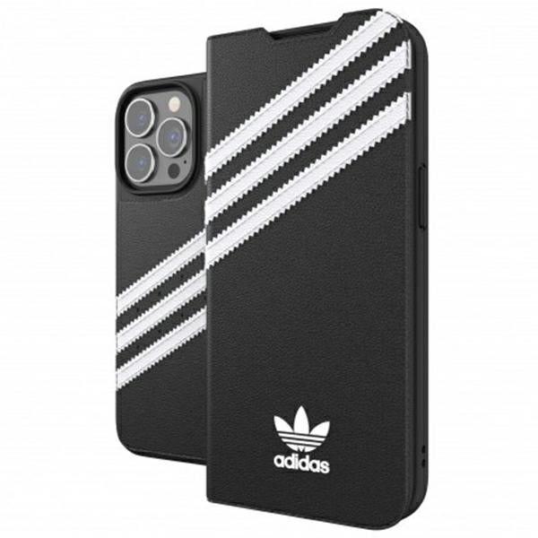 Adidas OR Book dėklas iPhone 13/13 Pro – juodas/baltas