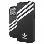 Adidas OR Book dėklas iPhone 13/13 Pro – juodas/baltas