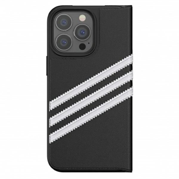 Adidas OR Book dėklas iPhone 13/13 Pro – juodas/baltas
