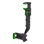 Reguliuojamas automobilio galinio vaizdo veidrodėlio laikiklis išmaniajam telefonui