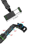 Reguliuojamas automobilio galinio vaizdo veidrodėlio laikiklis išmaniajam telefonui