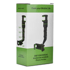 Reguliuojamas automobilio galinio vaizdo veidrodėlio laikiklis išmaniajam telefonui