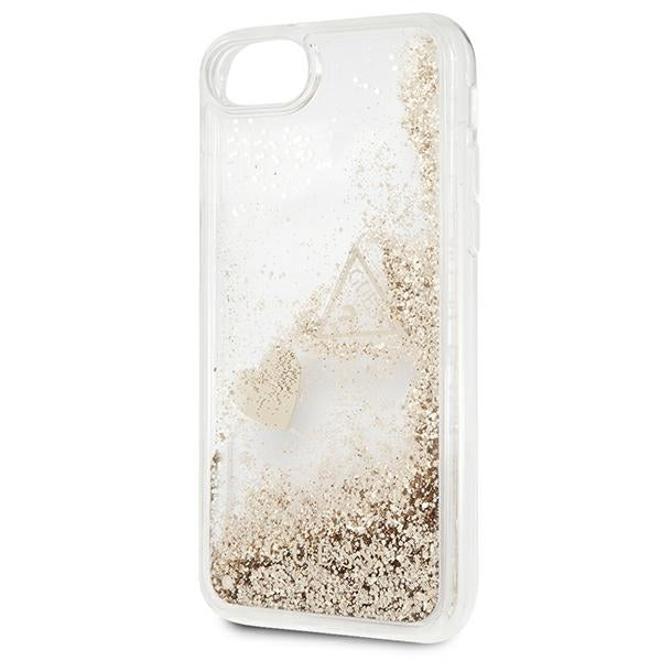 Guess GUOHCI8GLHFLGO iPhone 7/8/SE 2020 /SE 2022 gold/gold hard case Glitter Charms -- iPhone 7