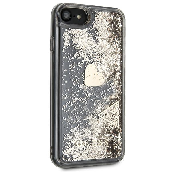 Guess GUOHCI8GLHFLGO iPhone 7/8/SE 2020 /SE 2022 gold/gold hard case Glitter Charms -- iPhone 7