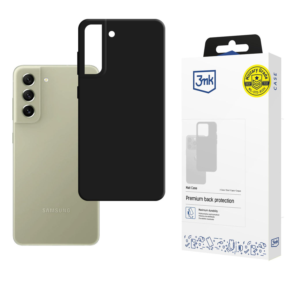 Samsung Galaxy S21 FE 5G - 3mk Matt Case black -- Samsung Galaxy S21 FE