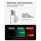Dėklas Spigen Ultra Hybrid MagSafe iPhone 17 Pro Max / 18 Pro Max, skaidrus baltas -- iPhone 17 Pro Max, iPhone 18 Pro Max