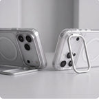 Dėklas Tech-Protect MagStand MagSafe iPhone 17 Pro Max / 18 Pro Max, skaidrus -- iPhone 17 Pro Max, iPhone 18 Pro Max