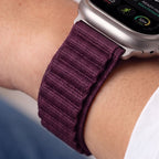Dirželis Tech-Protect Nylon Pro Apple Watch 8 / 9 / 10 / 11 / 12 / SE / Ultra (44 / 45 / 46 / 49 mm), tamsiai bordo --...