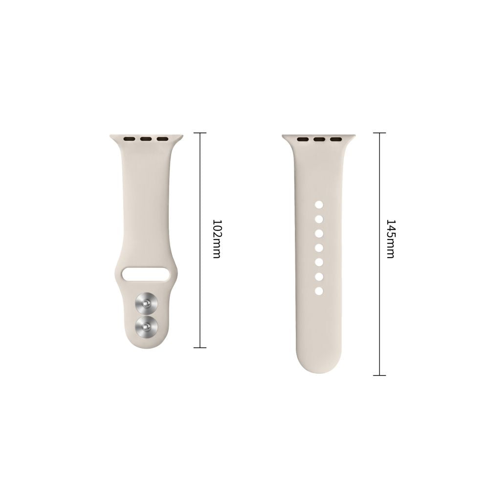 Dirželis Tech-Protect Silicone Apple Watch 8 / 9 / 10 / 11 / 12 / SE / Ultra (44 / 45 / 46 / 49 mm), žvaigždžių šviesa --...
