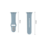 Dirželis Tech-Protect Silicone Apple Watch 8 / 9 / 10 / 11 / 12 / SE (40 / 41 / 42 mm), mėlynas -- Apple Watch 8 (41 mm),...