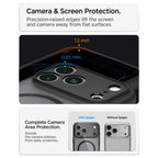Dėklas Spigen Ultra Hybrid MagSafe iPhone 17 Pro / 18 Pro, matinis juodas -- iPhone 17 Pro, iPhone 18 Pro