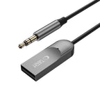 Adapteris Tech-Protect Ultraboost AU04 Bluetooth 6.0 AUX, pilkas -- Uncategorized