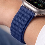 Dirželis Tech-Protect Nylon Pro Apple Watch 8 / 9 / 10 / 11 / 12 / SE / Ultra (44 / 45 / 46 / 49 mm), tamsiai mėlynas --...