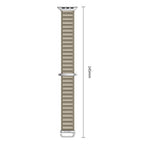 Dirželis Tech-Protect Nylon Pro Apple Watch 8 / 9 / 10 / 11 / 12 / SE / Ultra (44 / 45 / 46 / 49 mm), titano / alyvuogių...