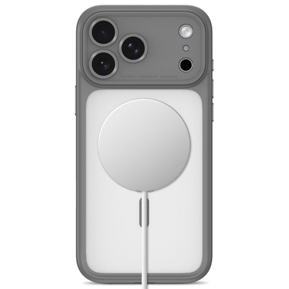 Dėklas Tech-Protect MagPeak MagSafe CC iPhone 17 Pro Max / 18 Pro Max, matinis titanas -- iPhone 17 Pro Max, iPhone 18...