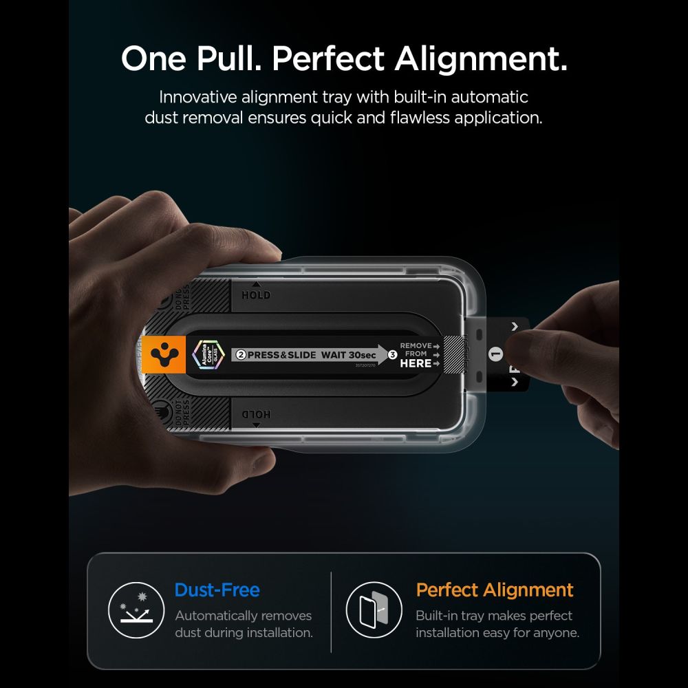 Apsauginis stiklas Spigen Glas.tR EZ Fit Pro AC Galaxy S26 FE, skaidrus -- Galaxy S26 FE