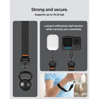 Apyrankė Spigen Universal Adjustable Lanyard Strap Wrist, juoda -- SPIGEN//Akcesoria