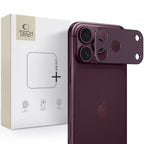 Kameros apsauginis stiklas Tech-Protect Camalloy Fit+ iPhone 18 Pro Max, bordo -- iPhone 18 Pro Max