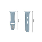 Dirželis Tech-Protect Silicone Apple Watch 8 / 9 / 10 / 11 / 12 / SE / Ultra (44 / 45 / 46 / 49 mm), džinso mėlynas --...