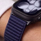 Dirželis Tech-Protect NylonLoop Apple Watch 8 / 9 / 10 / 11 / 12 / SE / Ultra (44 / 45 / 46 / 49 mm), tamsiai mėlynas --...