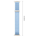 Dirželis Tech-Protect NylonLoop Apple Watch 8 / 9 / 10 / 11 / 12 / SE (40 / 41 / 42 mm), šviesiai mėlynas -- Apple Watch...