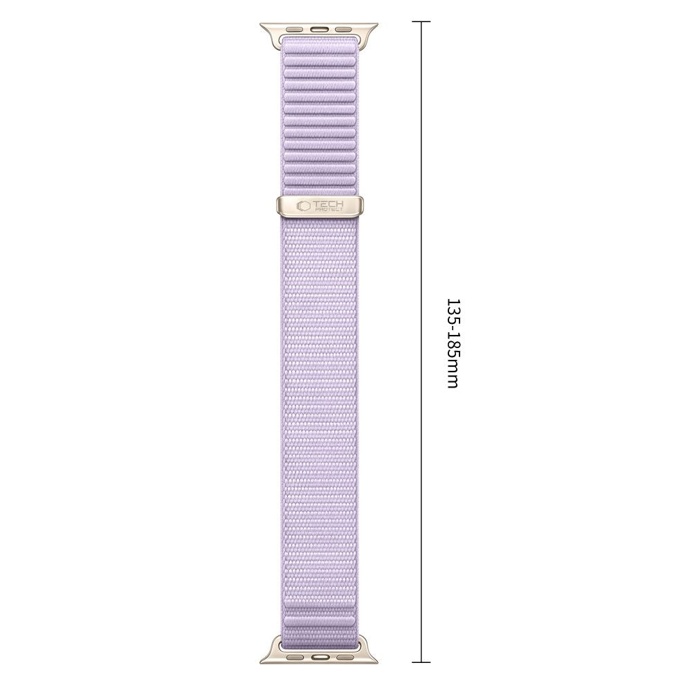 Dirželis Tech-Protect NylonLoop Apple Watch 8 / 9 / 10 / 11 / 12 / SE (40 / 41 / 42 mm), violetinis -- Apple Watch 8 (41...