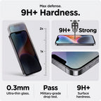 Apsauginis privatumo stiklas Tech-Protect OneTouch Set Spy+ iPhone 18 Pro Max, 2 vnt. -- iPhone 18 Pro Max