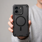 Dėklas Tech-Protect Rugged Shield MagSafe Xiaomi Redmi Note 17 Pro Max 5G, matinis juodas -- Redmi Note 17 Pro Max 5G