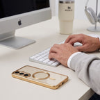 Dėklas Tech-Protect MagFlex MagSafe Galaxy S26 FE, blizgus auksinis -- Galaxy S26 FE