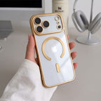 Dėklas Tech-Protect MagFlex MagSafe iPhone 17 Pro Max / 18 Pro Max, blizgus auksinis -- iPhone 17 Pro Max, iPhone 18 Pro Max