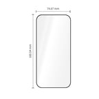 Apsauginis stiklas Tech-Protect Quick Set+ iPhone 17 Pro Max / 18 Pro Max, 2 vnt., juodas -- iPhone 17 Pro Max, iPhone 18...
