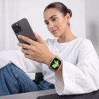 Dirželis Tech-Protect NylonMag Apple Watch 8 / 9 / 10 / 11 / 12 / SE / Ultra (44 / 45 / 46 / 49 mm), pistacijų -- Apple...