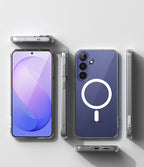 Dėklas Ringke Fusion Magnetic MagSafe Samsung Galaxy S26 FE, skaidrus -- Galaxy S26 FE