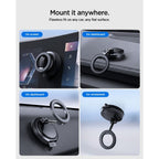Automobilinis telefono laikiklis Spigen STK100 VacuumLock Magnetic MagSafe prietaisų skydeliui, juodas -- Uncategorized