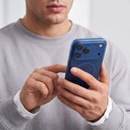 Dėklas Tech-Protect MagAir MagSafe CC iPhone 17 Pro / 18 Pro, matinis tamsiai mėlynas -- iPhone 17 Pro, iPhone 18 Pro