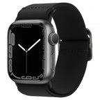 Dirželis Spigen Fit Lite Apple Watch 8 / 9 / 10 / 11 / 12 / SE (40 / 41 / 42 mm), juodas -- Apple Watch 8 (41 mm), Apple...