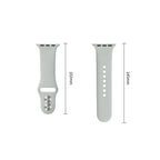 Dirželis Tech-Protect Silicone Apple Watch 8 / 9 / 10 / 11 / 12 / SE / Ultra (44 / 45 / 46 / 49 mm), mėnulio pilkas --...
